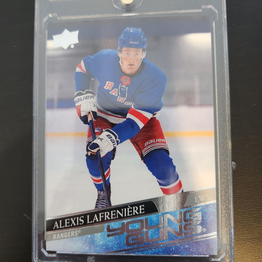 Alexis Lafrenière Young Guns Hockey Card